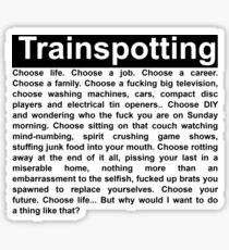 Trainspotting Sticker