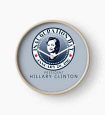 INAUGURATION DAY Seal Hillary Clock