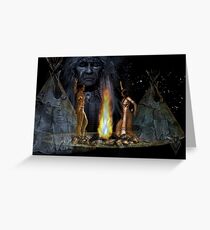 summoning the spirit Greeting Card