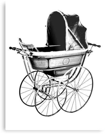 old style baby stroller