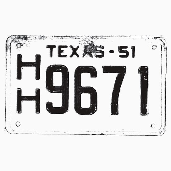 License Plate Texas: T-Shirts | Redbubble