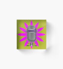 Karaoke Phone Acrylic Block