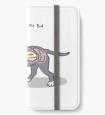 Anatomie eines Pitbulls iPhone Flip-Case/Hülle/Klebefolie