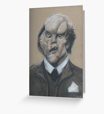 John Hurt as Joseph Merrick (The Elephant Man) Greeting Card