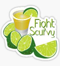 Fight Scurvy Sticker