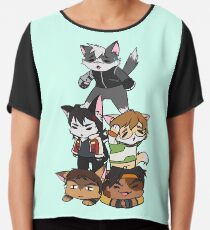 Forming Voltron: Are we doing this correctly? Chiffon Top