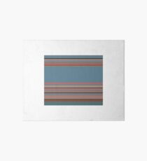 Blue stripes Art Board