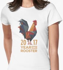 YEAR OF THE ROOSTER 2017 Women's Fitted T-Shirt