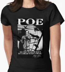 EDGAR ALLAN POE Women's Fitted T-Shirt
