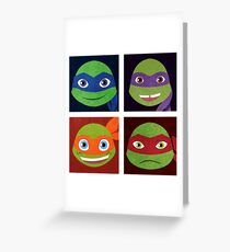 Turtle Bunch Greeting Card