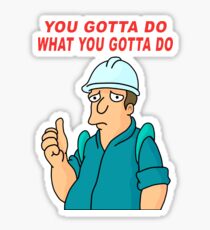 Ultimate Work T-shirt Sticker
