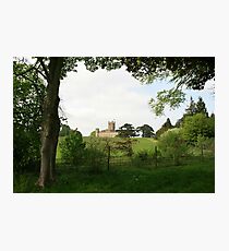 Rolling hills towards Downton Abbey Photographic Print