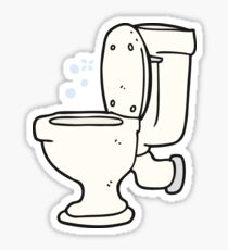 cartoon toilet Sticker