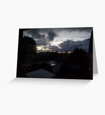 October Sky - Early in the morning Greeting Card
