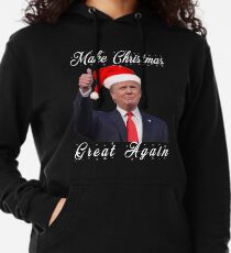 Machen Sie WeihnachtenGreat wieder Donald Trump Shirts Leichter Hoodie