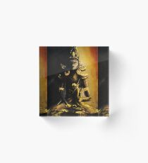 Abhaya Mudra (Fearless Seal) wisdom and protection Acrylic Block