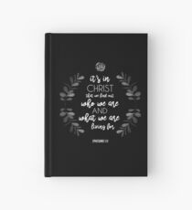 Christian Quote Hardcover Journal