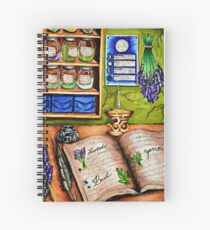 The Herbalist's Study Spiral Notebook