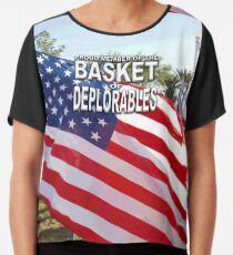 BASKET OF DEPLORABLES Chiffon Top
