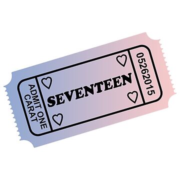 SEVENTEN Concert Ticket Sticker | Sticker