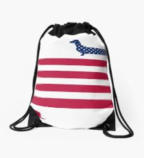 Dackel-Patriot Rucksackbeutel