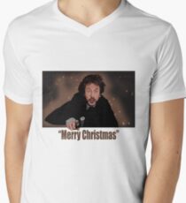 "Merry Christmas love from Hans" Men's V-Neck T-Shirt