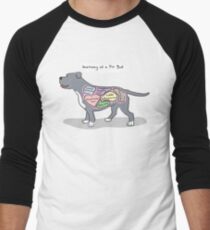 Anatomy of a Pit Bull Men's Baseball ¾ T-Shirt