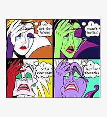 Villain World Problems Photographic Print