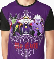 Three Wise Villains (Purple) Graphic T-Shirt