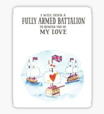 Hamilton - Fully Armed Sticker