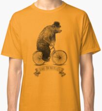 Bears on Bicycles (lime option) Classic T-Shirt