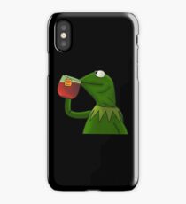 Funny Kermit That's None Of My Business iPhone Case