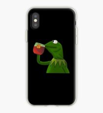 Vinilo o funda para iPhone Gracioso Kermit Eso no es de mi negocio