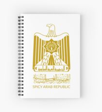 Spicy Arab Republic - Coat of Arms Spiral Notebook