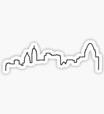 Cincinnati, OH City Skyline Sticker
