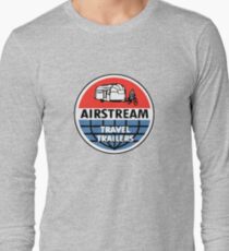 Airstream Travel Trailer Vintage Decal Long Sleeve T-Shirt