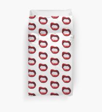 Sexy teen girl lips Duvet Cover