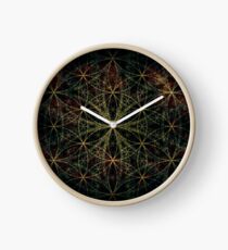 SACRED FLOWER OF LIFE Clock
