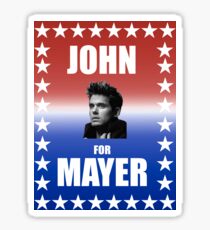 John For Mayer Sticker