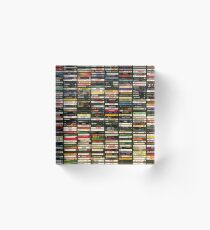 Tapes and Tapes and Tapes Acrylic Block