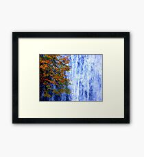 autumn waterfall 1 Framed Print
