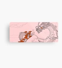 The Dragon and The Man Metal Print