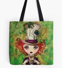 Lady Hatter Tote Bag