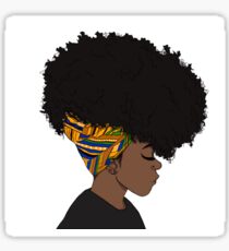 Pegatina gran afro
