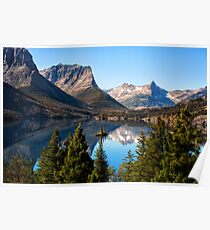 St Mary's Lake, Glacier National Park, MT Poster