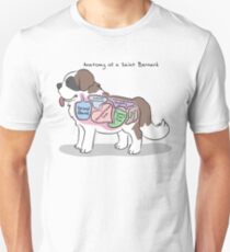 Anatomy of a Saint Bernard Unisex T-Shirt