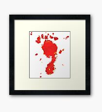 Bloody Foot Clan Framed Print