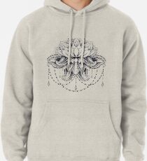 ornamentaler Lotus Hoodie