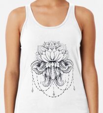 ornamental Lotus Racerback Tank Top