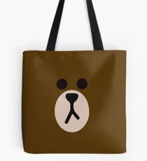 Linie Freunde Braunbär Tote Bag